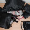 Set 7 huse de depozitare pentru calatorie Navaris, Negru, 42954