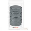 Set 5 Capace pentru valva , Kwmobile, Gri, Metal, 41665.73