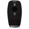 Husa Cheie Auto pentru Mercedes Benz - Smart Key, Silicon, Negru, 42980.01