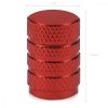 Set 5 Capace pentru valva , Kwmobile, Rosu, Metal, 41665.09