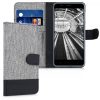 Husa Elephone P8 Mini, Textil, Gri, 43075.22