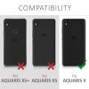 Husa BQ Aquaris X / Aquaris X Pro, Silicon, Negru, 43046.47