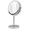 Oglinda Cosmetica cu suport, Iluminare LED, marire 7x, reglabila, 43104