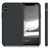 Husa Apple iPhone X / iPhone XS, Silicon, Negru, 42495.01