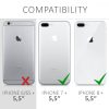 Folie de protectie pentru Apple iPhone 8 Plus, kalibri, Fata, Negru, 43286.01