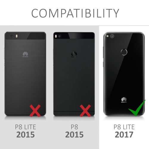 Husa Huawei P9 Lite (2017), Policarbonat, Negru, 43236.47