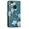 Husa Huawei P10 Lite, Piele ecologica, Albastru, 41368.11