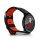 Curea pentru Xiaomi Amazfit, Silicon, Negru / Rosu, 43242.01
