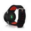 Curea pentru Xiaomi Amazfit, Silicon, Negru / Rosu, 43242.01