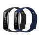 Set 2 Curele pentru Huawei Band 2 / Band 2 Pro, kwmobile, Silicon, Albastru / Negru, 43318.01