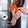 Husa Apple iPhone 8 / iPhone 7 / iPhone SE 2, Silicon, Portocaliu, 43411.69