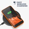 Husa Apple iPhone 8 / iPhone 7 / iPhone SE 2, Silicon, Portocaliu, 43411.69