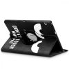 Husa 360° pentru tableta Huawei MediaPad T3 10, Kwmobile, Negru/Alb, Piele ecologica, 43414.01