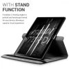 Husa 360° pentru tableta Huawei MediaPad T3 10, Kwmobile, Negru/Alb, Piele ecologica, 43414.01