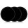 Set 3 Suporti antiderapanti pentru bord Kwmobile, Negru, Silicon, 43408.01