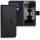 Husa ZTE Blade A520, Piele ecologica, Negru, 43438.01