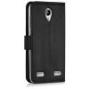 Husa ZTE Blade A520, Piele ecologica, Negru, 43438.01
