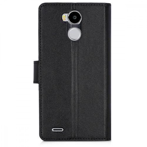 Husa Blackview R6, Piele ecologica, Negru, 43498.01