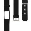 Curea pentru Polar A370 / A360, kwmobile, Silicon, Negru, 43571.01