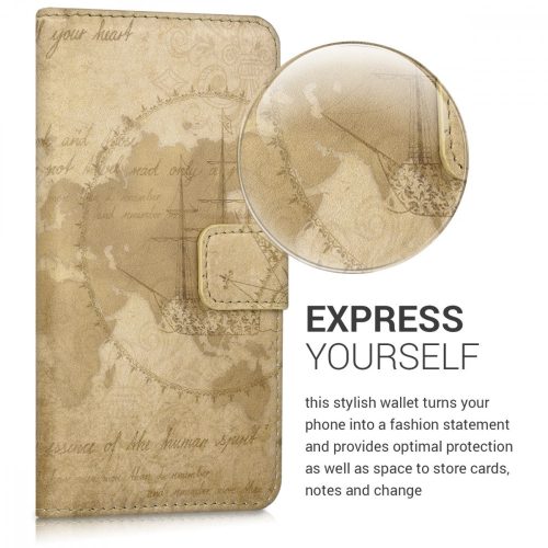 Husa Huawei Nova 2, Piele ecologica, Maro, 43550.01