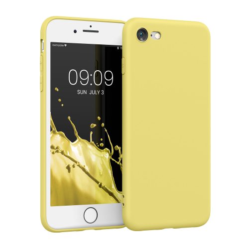 Husa Apple iPhone 8 / iPhone 7 / iPhone SE 2, Silicon, Galben, 39458.49