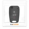 Husa Cheie Auto pentru Hyundai - 3 Butoane, Silicon, Negru, 43620.01