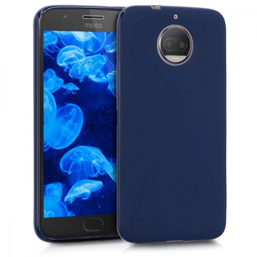 Husa Motorola Moto G5S Plus, Silicon, Albastru, 42822.53