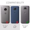 Husa Motorola Moto G5S Plus, Silicon, Albastru, 42822.53