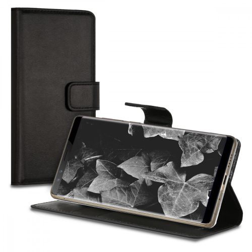 Husa ZTE Nubia Z17S, Piele ecologica, Negru, 43627.01