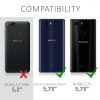 Husa ZTE Nubia Z17S, Piele ecologica, Negru, 43627.01