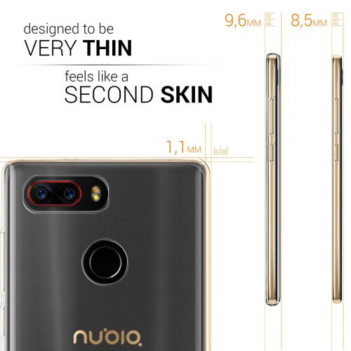 Husa ZTE Nubia Z17S, Silicon, Transparent, 43626.03