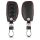 Husa Cheie Auto pentru Hyundai / Kia - 3 Butoane - Keyless Go, Piele ecologica, Negru, 43665.01