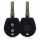 Husa Cheie Auto pentru VW - 2 Butoane, Silicon, Negru, 43655.01