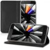 Husa Blackview A7 Pro, Piele ecologica, Negru, 43717.01