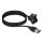 Docking stand pentru Honor Band 5 / Band 4 / Band 3 / Band 2, kwmobile, Silicon, Negru, 43725.01