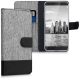 Husa Blackview A10, Textil, Gri, 43720.01