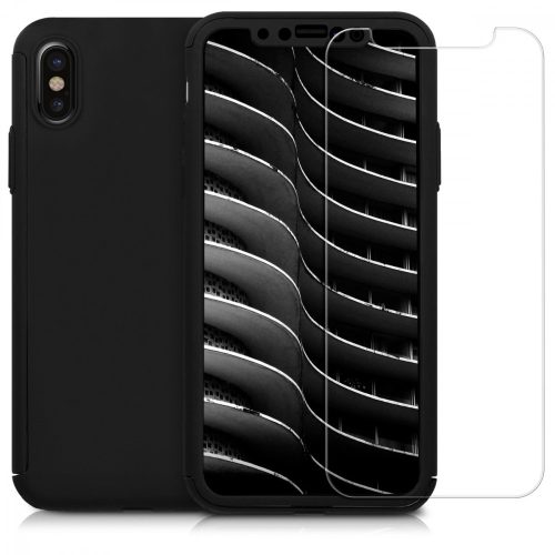 Husa Apple iPhone X / iPhone XS, Policarbonat, Negru, 43751.68