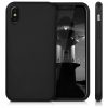 Husa Apple iPhone X / iPhone XS, Silicon, Negru, 43750.01