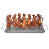 Raft pentru aripioare si pulpe Navaris, 42.7x16.6x15 cm, otel inoxidabil, 43682