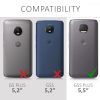 Husa Motorola Moto G5S Plus, Piele naturala, Negru, 42827.01