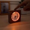 Ceas cu alarma analogic din lemn Snooze Retro, 43906