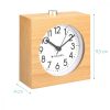 Ceas cu alarma analogic din lemn Snooze Retro, 43905