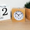 Ceas cu alarma analogic din lemn Snooze Retro, 43905