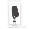 Husa Cheie Auto pentru BMW - 3 Butoane - Keyless Go, Piele ecologica, Negru, 43955.01