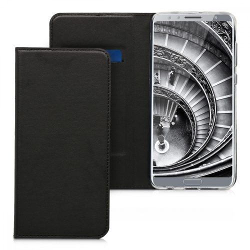 Husa Huawei Nova 2s, Piele ecologica, Negru, 44014.01
