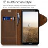 Husa Huawei Mate 10 Lite, Piele naturala, Maro, 44011.05