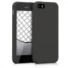 Husa Apple iPhone 5 / iPhone 5s / iPhone SE, Silicon, Negru, 42766.47