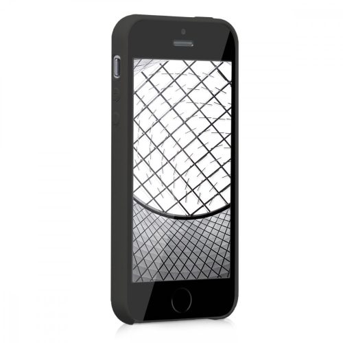 Husa Apple iPhone 5 / iPhone 5s / iPhone SE, Silicon, Negru, 42766.47