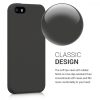 Husa Apple iPhone 5 / iPhone 5s / iPhone SE, Silicon, Negru, 42766.47