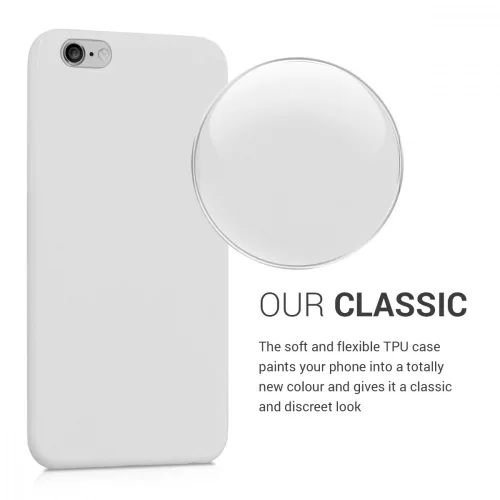 Husa Apple iPhone 6 Plus / iPhone 6s Plus, Silicon, Alb, 37726.48